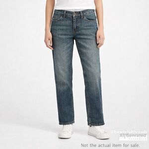 Levi’s 505 Straight Leg Jeans W27 L27 Petite Fit Youth 14